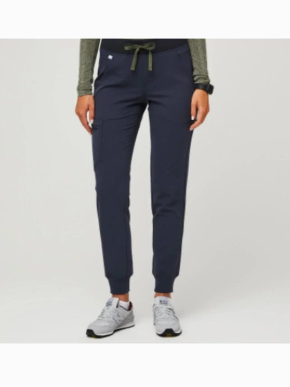 FIGS Limited Edition Women's Quiet Navy Zamora Jogger Scrub Pant
